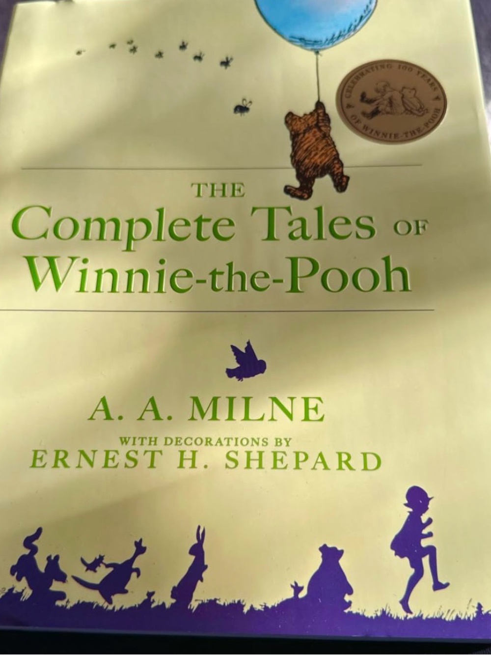 The Complete Tales of Winnie-the-Pooh Hardcover - Cream & Purple
